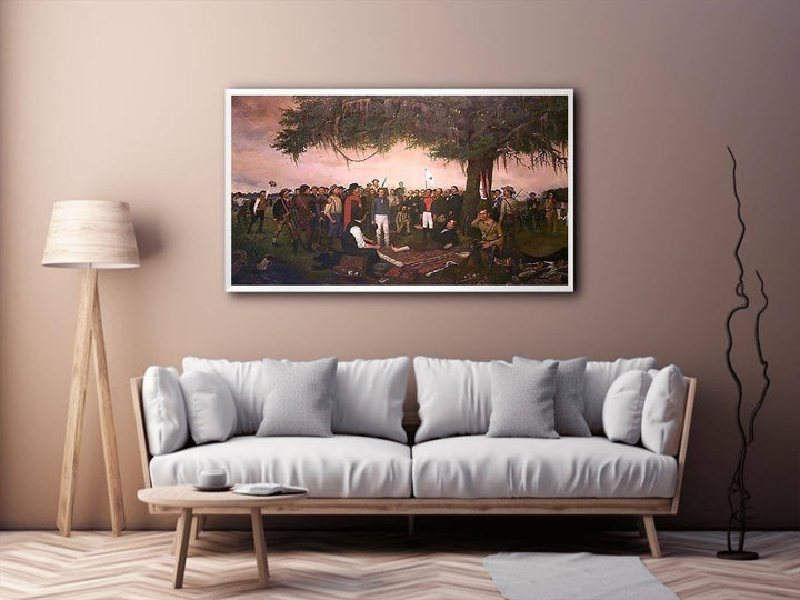 Surrender At Santa Anna  Painting