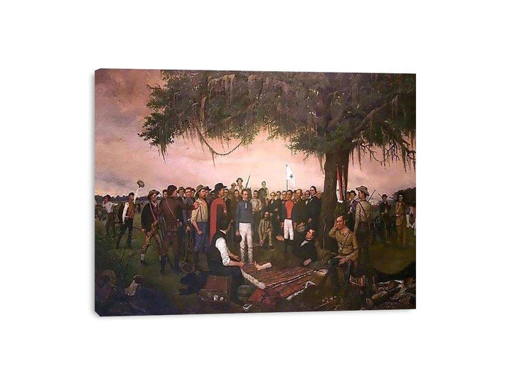 Surrender At Santa Anna  Painting