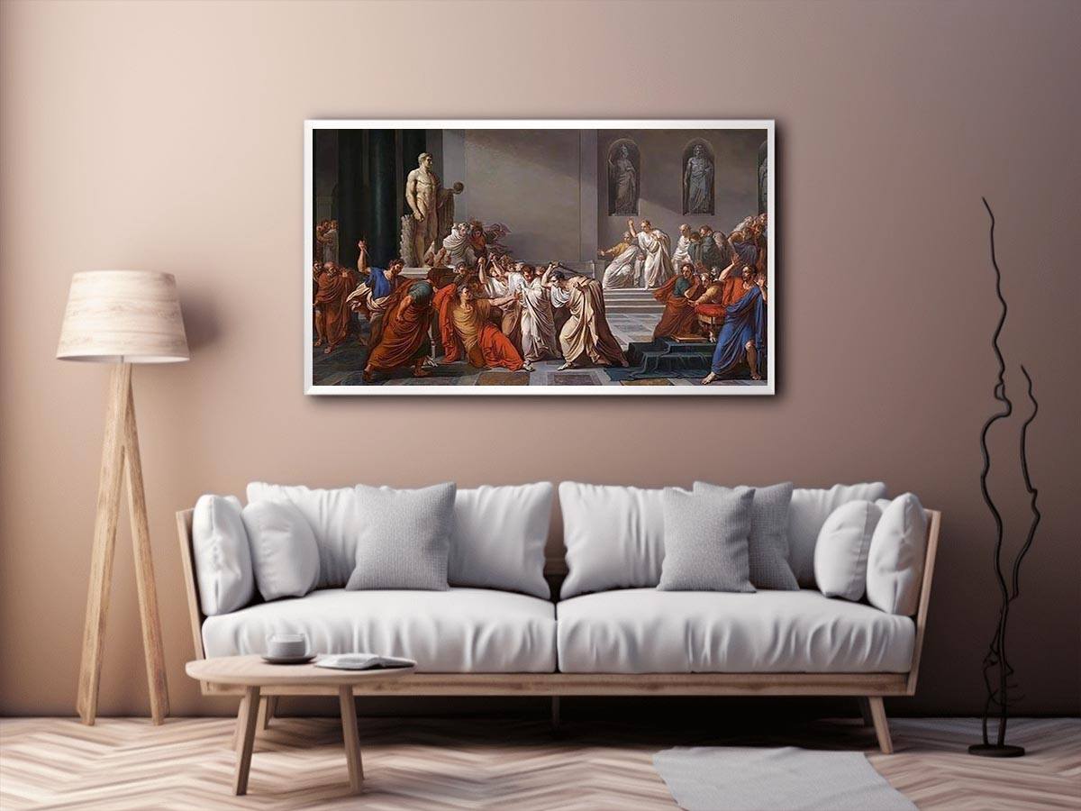 Death of Julius Caesar by VINCENZO CAMUCCINI Painting