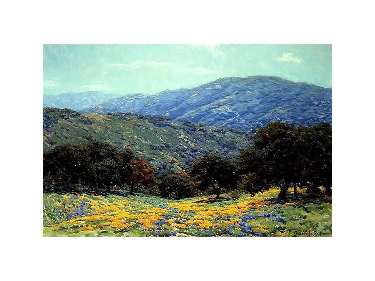 Flowers Under the Oaks by GRANVILLE REDMOND