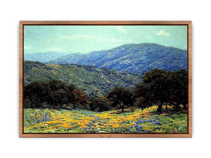 Flowers Under the Oaks  Poster