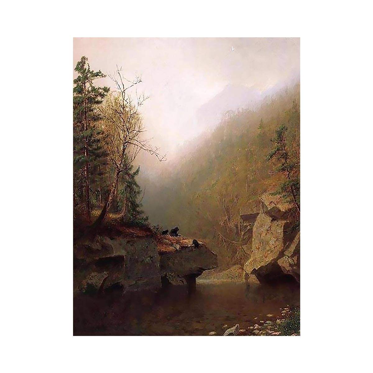 Three Bears by ALEXANDER HELWIG WYANT