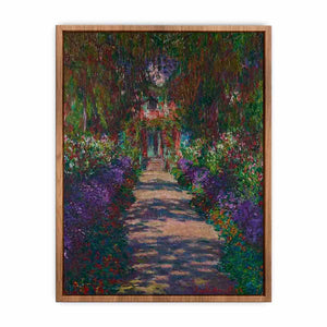 A Pathway in Monet's Garden in Giverny  Poster