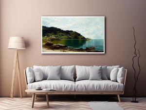 Along the Maine Coast by Alfred Thompson Bricher Painting 