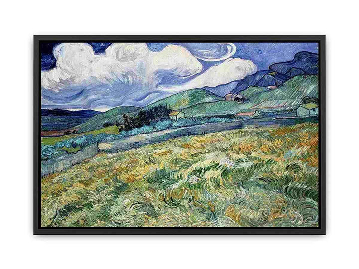 Landscape from Saint-Remy Canvas Print