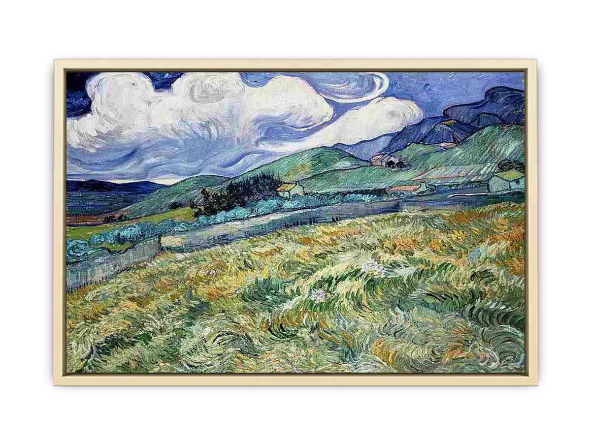 Landscape from Saint-Remy  Art Print