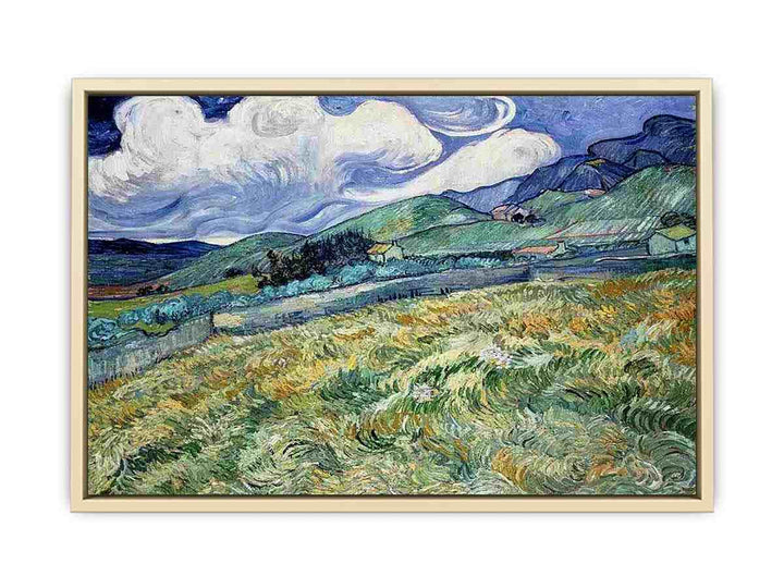 Landscape from Saint-Remy  Art Print