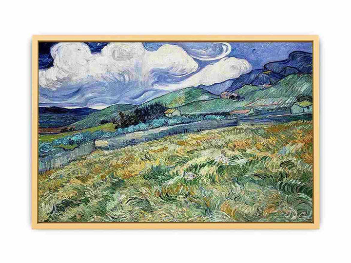 Landscape from Saint-Remy Streched canvas