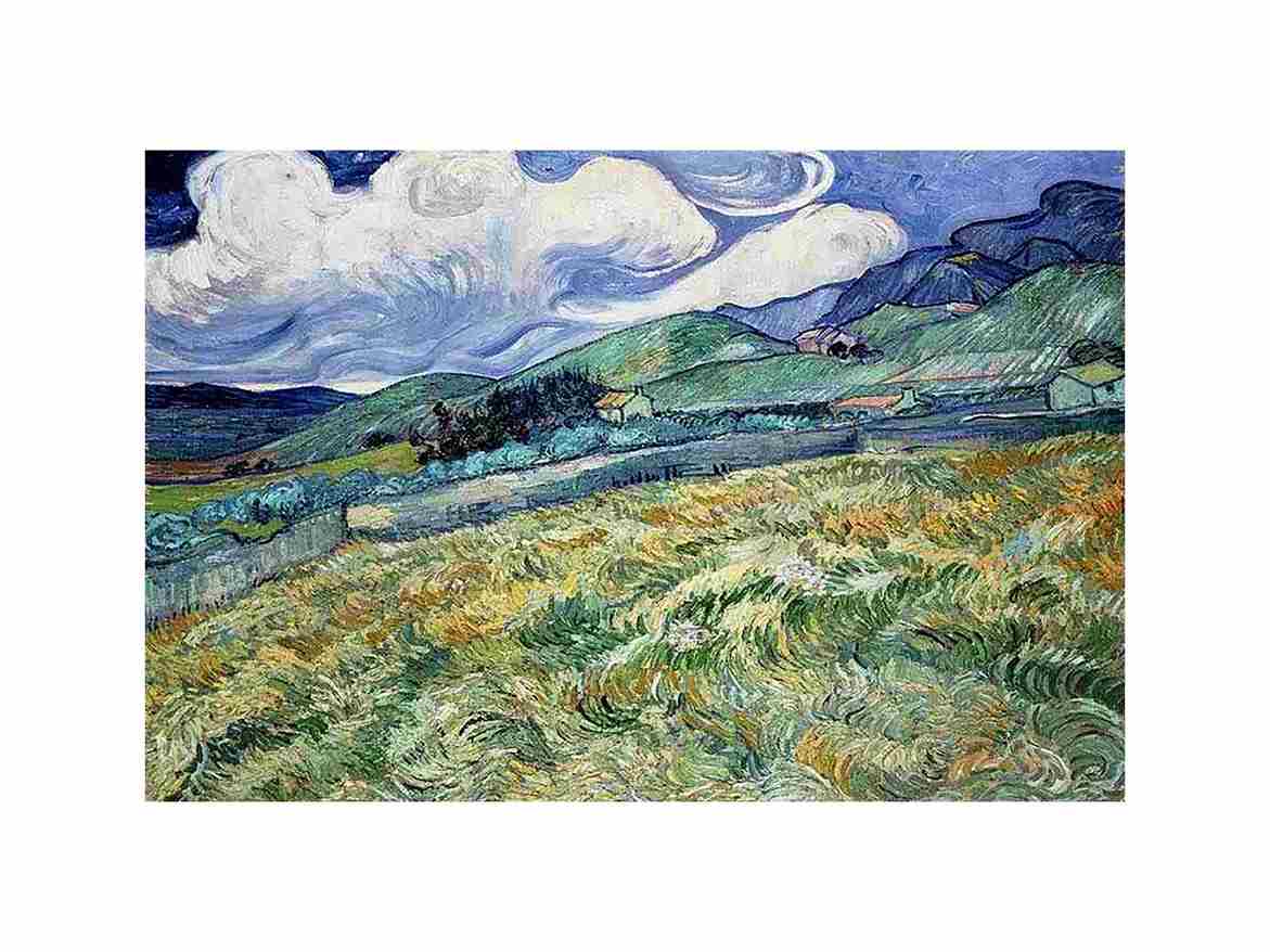 Landscape from Saint-Remy by Vincent van Gogh
