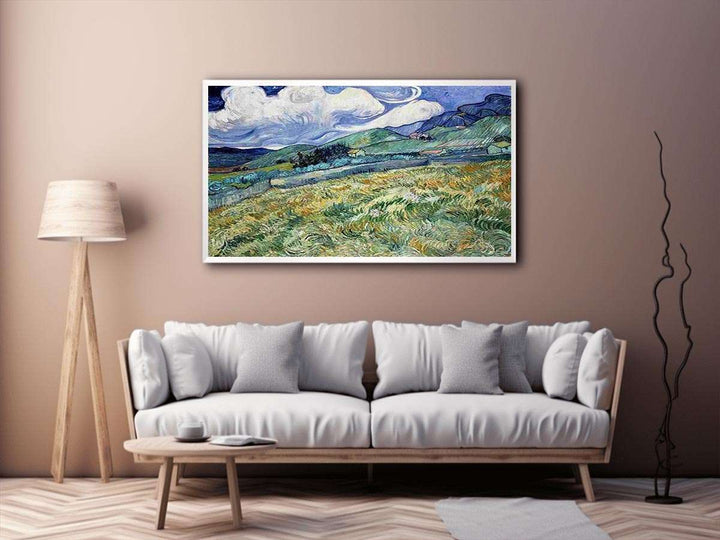 Landscape from Saint-Remy  Painting