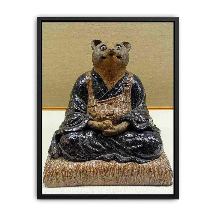 Raccoon dog form Canvas Print