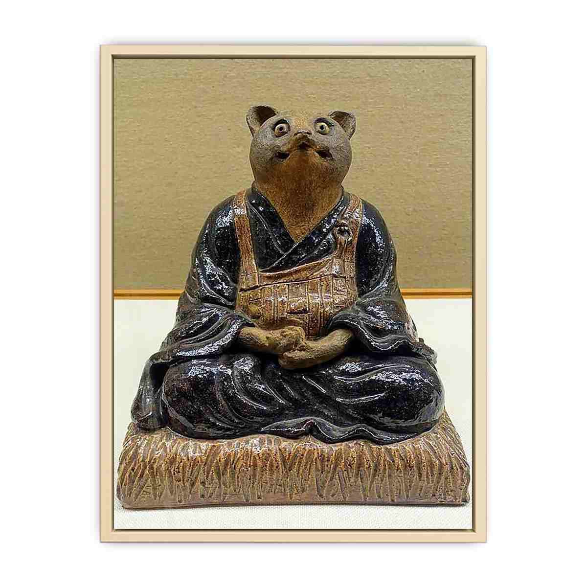 Raccoon dog form  Art Print