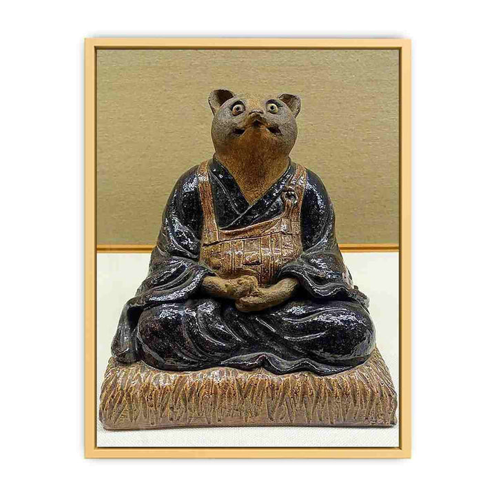 Raccoon dog form Streched canvas