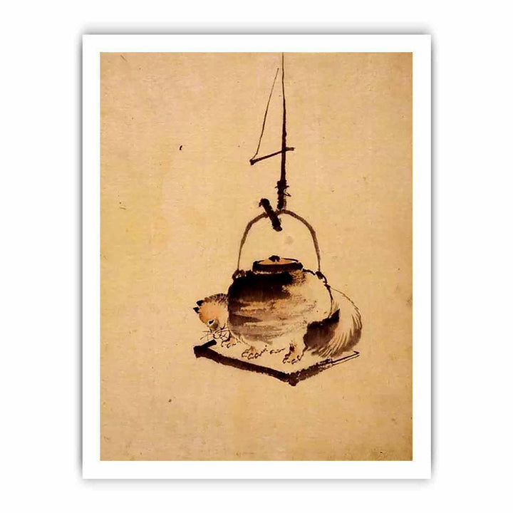 Tanuki Pot Tanuki Tea Kettle Japanese Wall Art