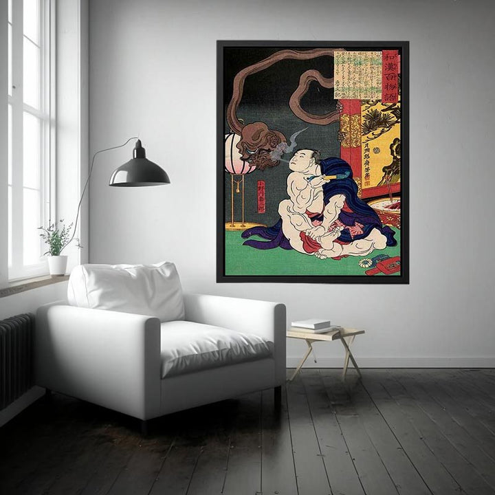 Onogawa by Tsukioka Yoshitoshi Painting