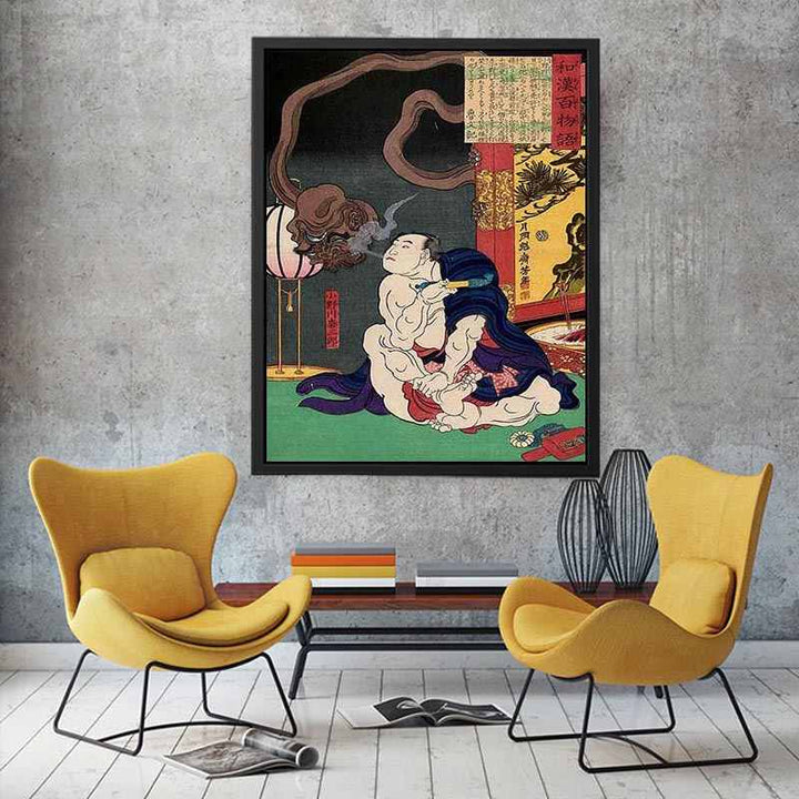 Onogawa by Tsukioka Yoshitoshi  Painting