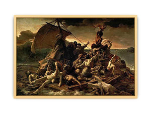 The Raft of the Medusa Streched canvas