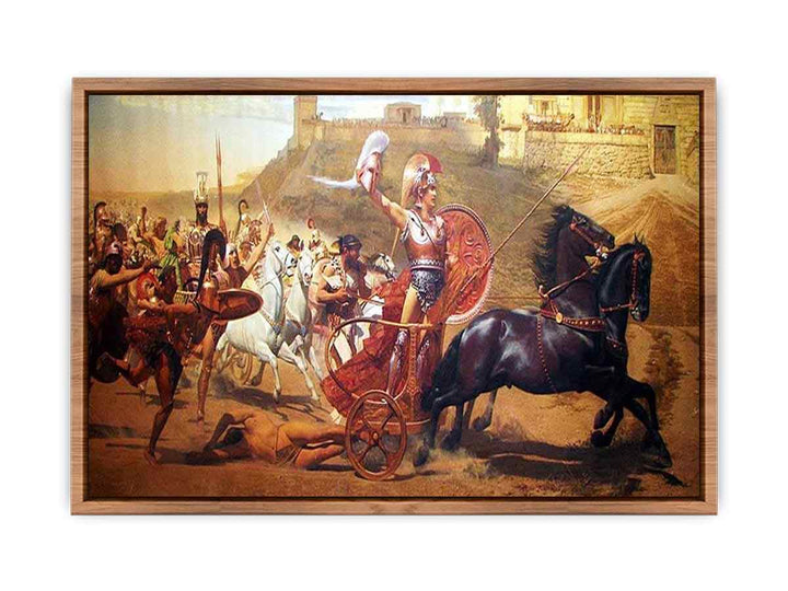 triumph of achilles painting  Poster
