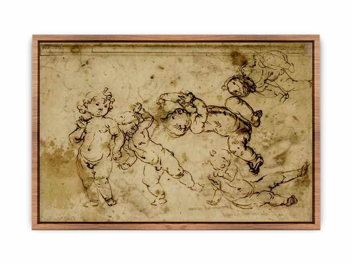 five naked children  Poster