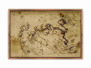 five naked children  Poster
