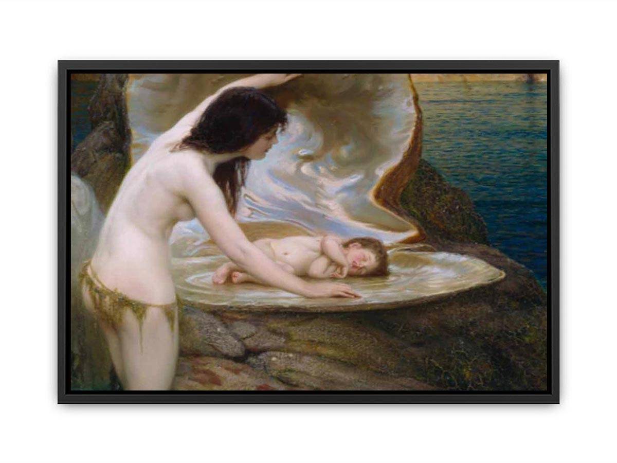 Water Baby Canvas Print