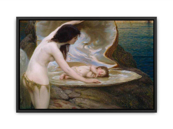 Water Baby Canvas Print