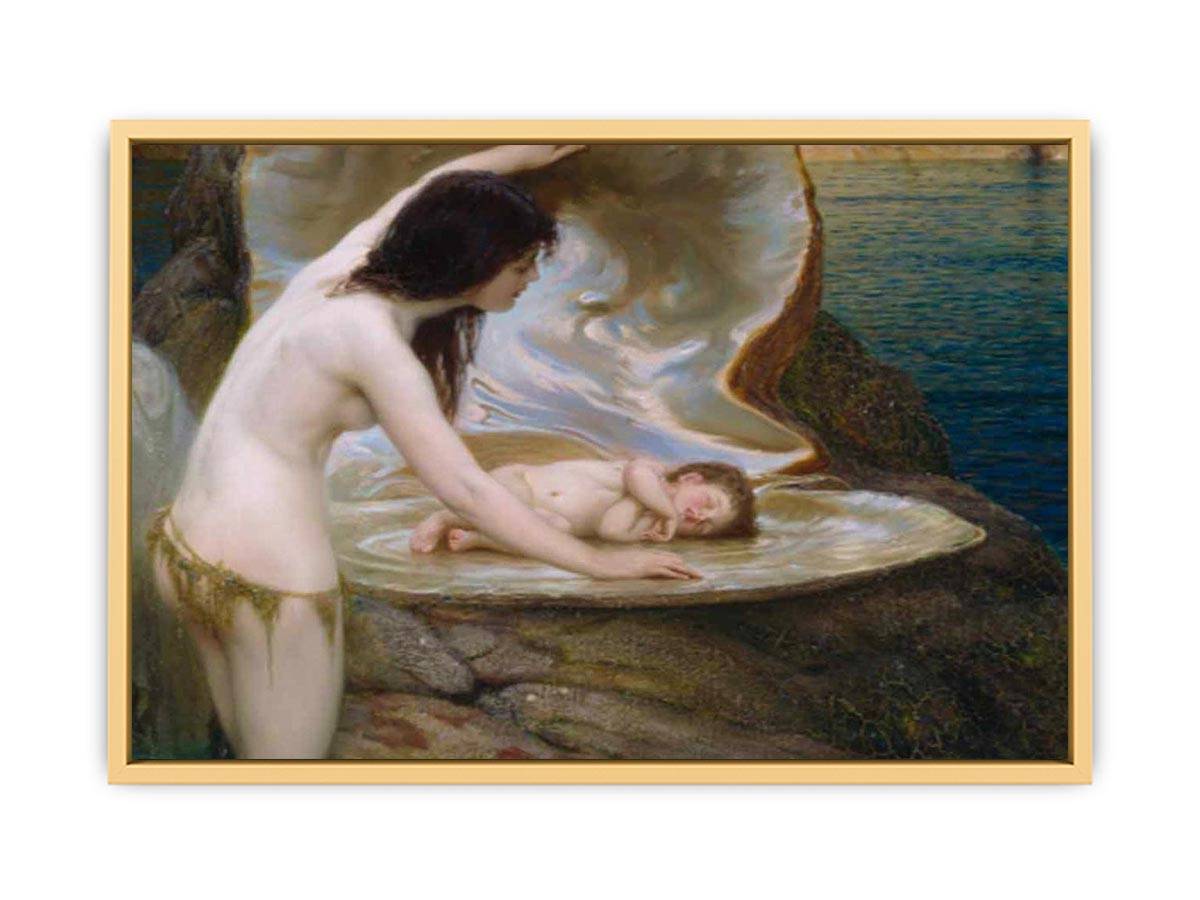 Water Baby Streched canvas