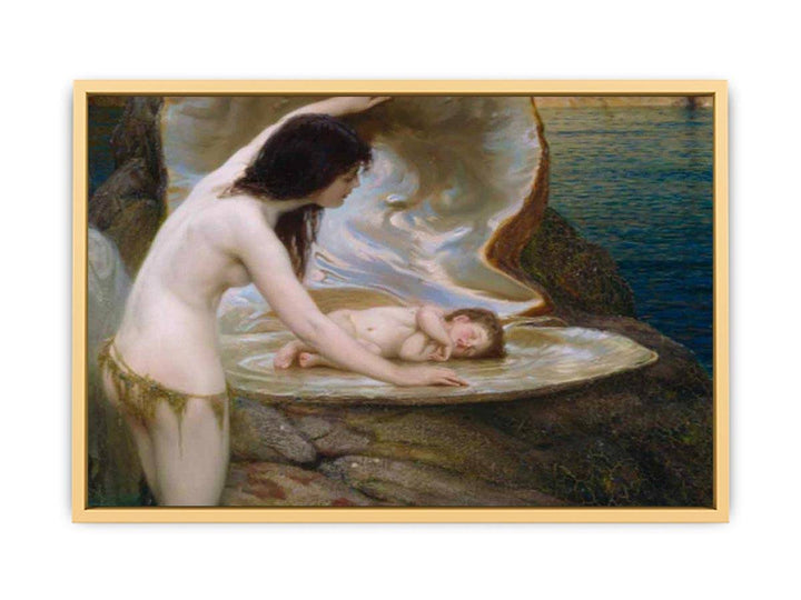Water Baby Streched canvas