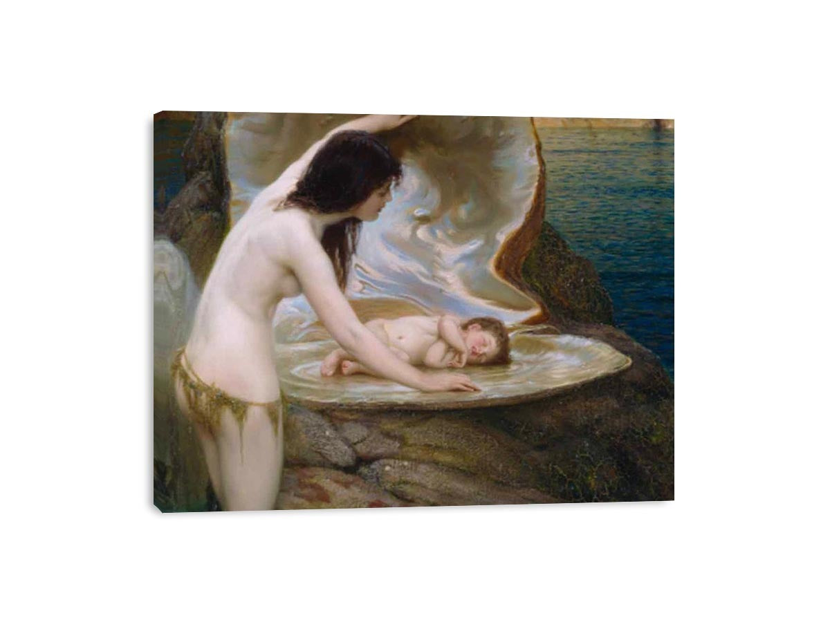 Water Baby by Herbert James Draper Painting 