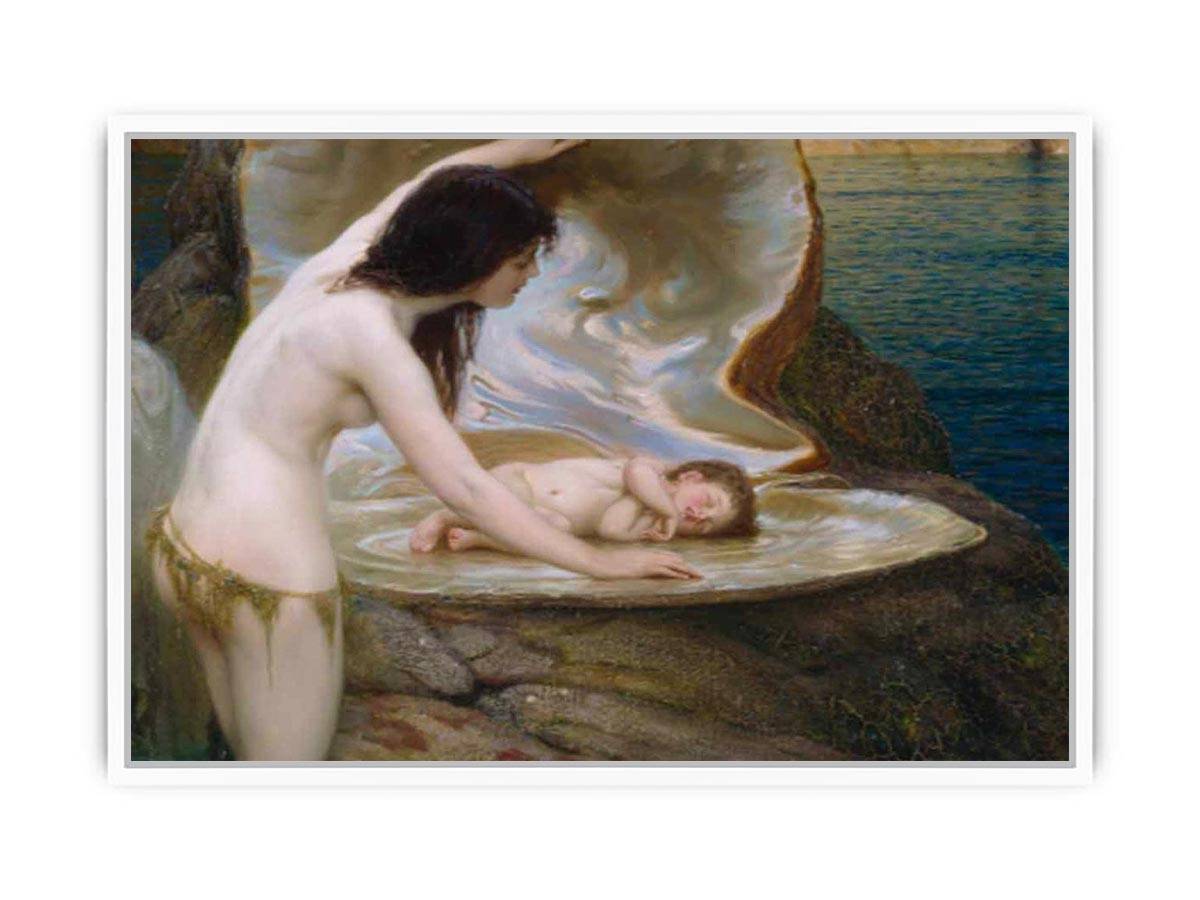 Water Baby Framed Print