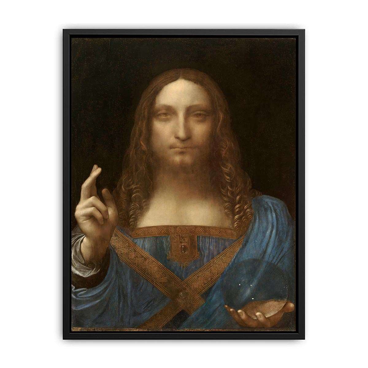Salvator Mundi by Leonardo da Vinci Canvas Print