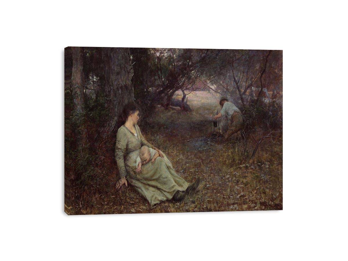 On the Wallaby Track by Frederick McCubbin’s Painting 