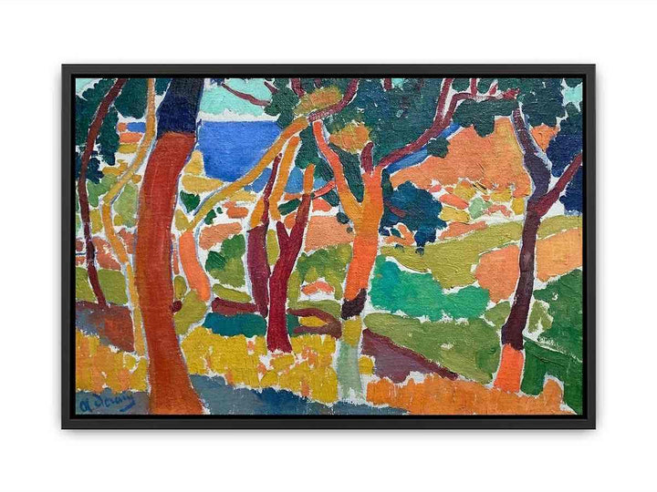 L’Estaque  by André Derain. Canvas Print