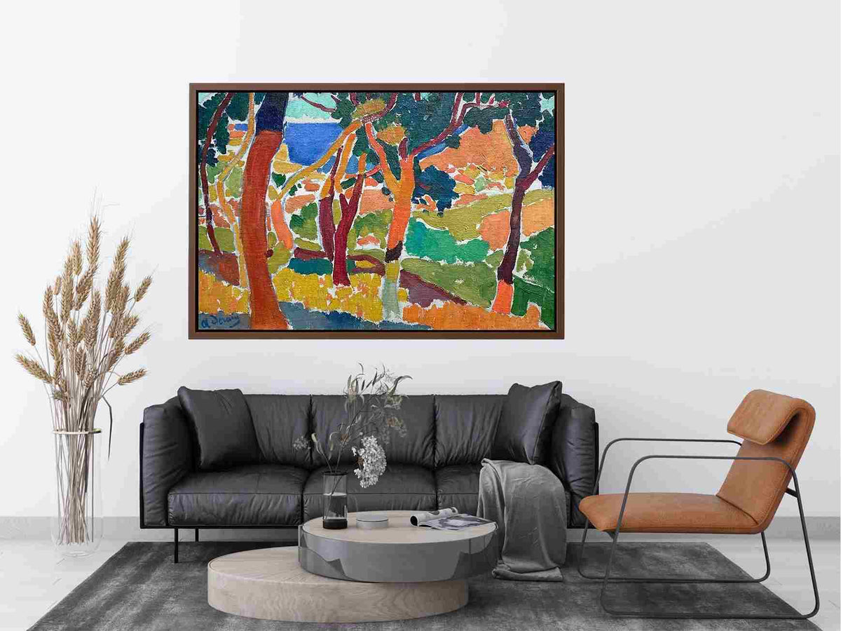 L’Estaque  by André Derain. Painting 