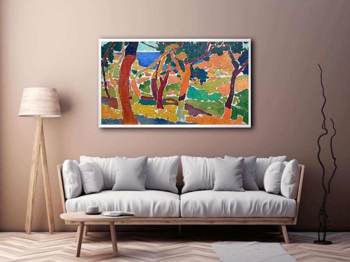 L’Estaque  by André Derain. Painting 