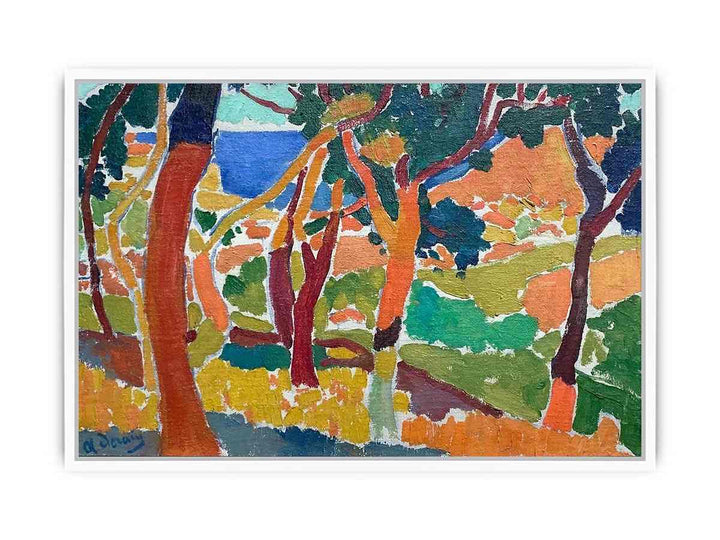 L’Estaque  by André Derain. Framed Print