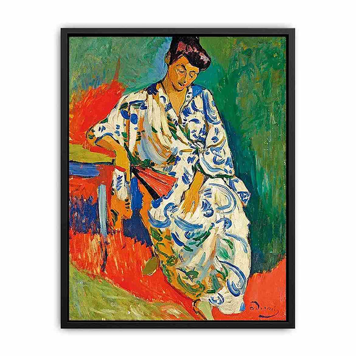  Madame Matisse in a Kimono by André Derain Canvas Print