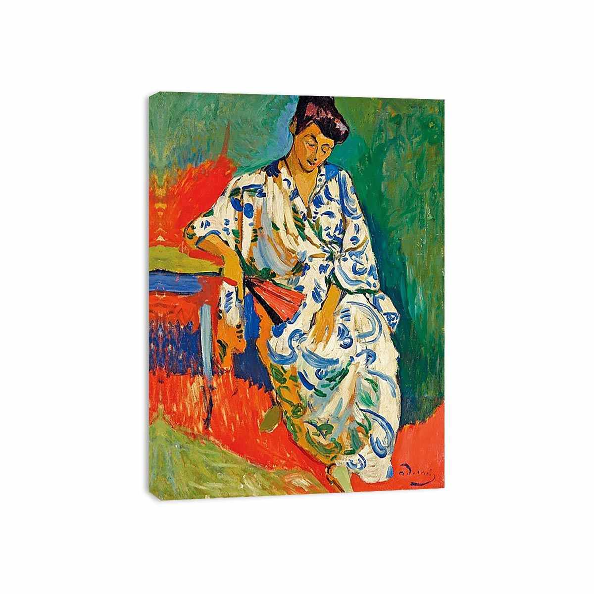  Madame Matisse in a Kimono by André Derain Painting 
