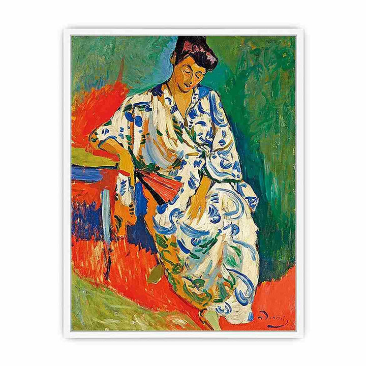  Madame Matisse in a Kimono by André Derain Framed Print