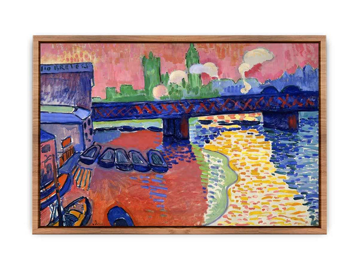 Charing Cross Bridge, London  by André Derain.  Poster
