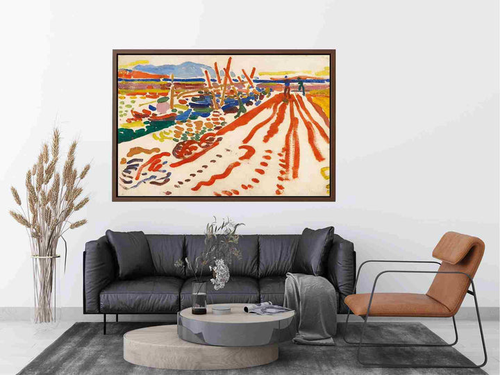La jetée à L'Estaque Painting