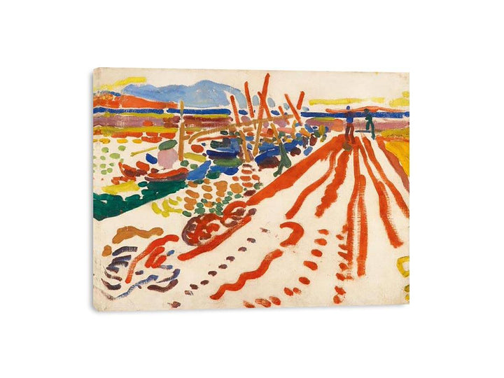 La jetée à L'Estaque  Painting