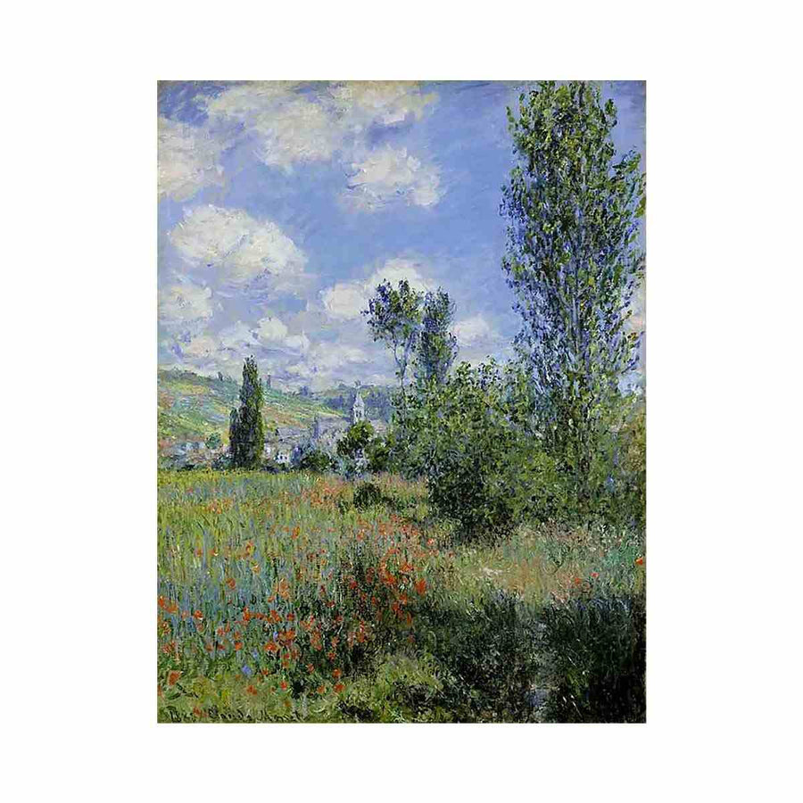 View of Vetheuil by Claude Monet