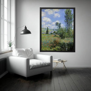 View of Vetheuil by Claude Monet Painting 