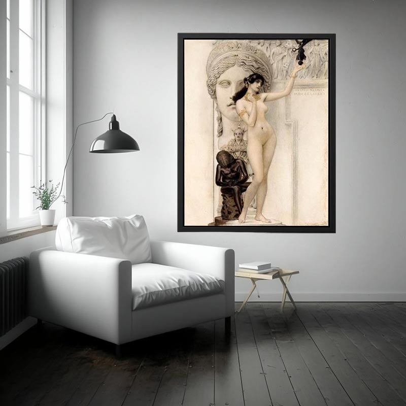 Allegory of Sculpture By Gustav Klimt