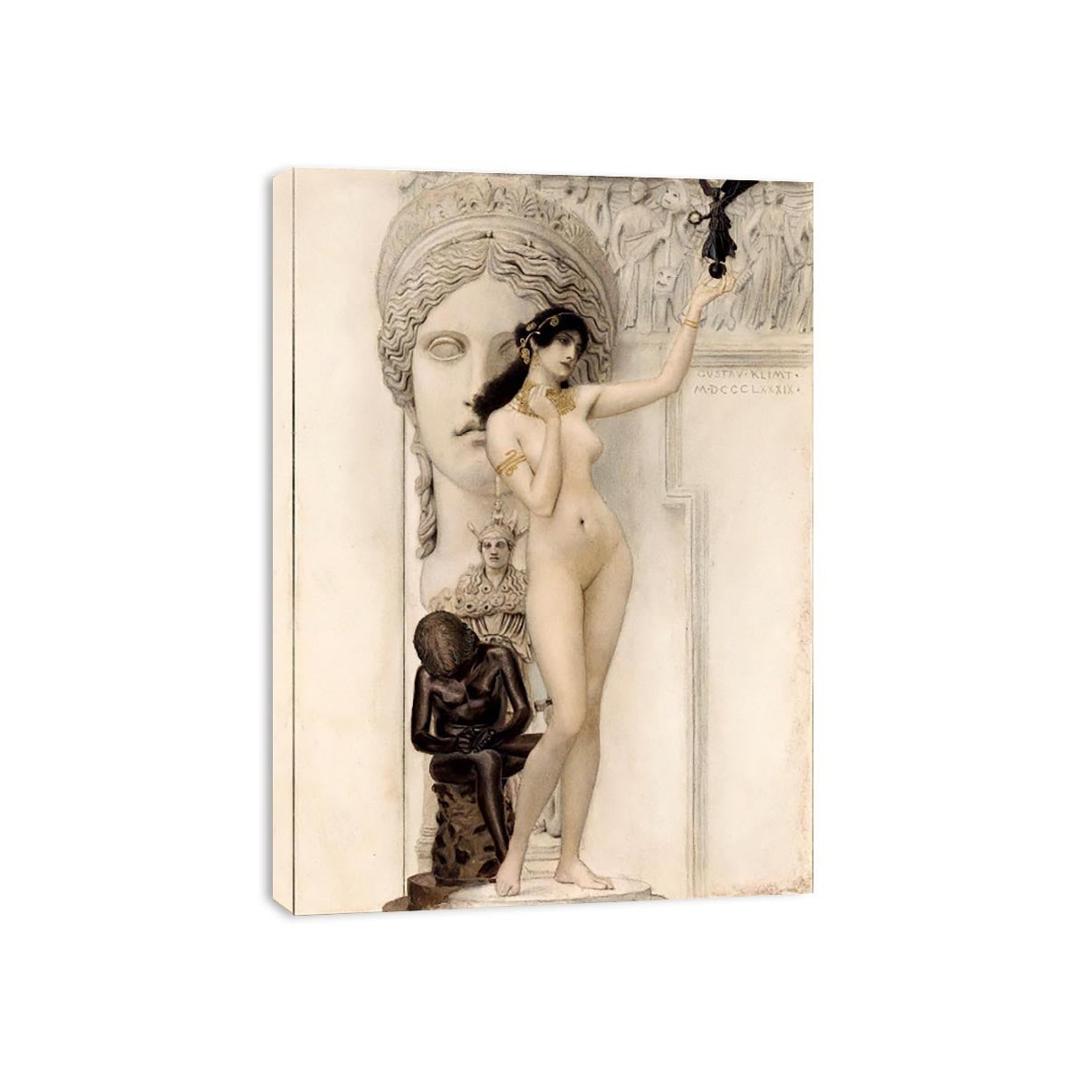 Allegory of Sculpture By Gustav Klimt