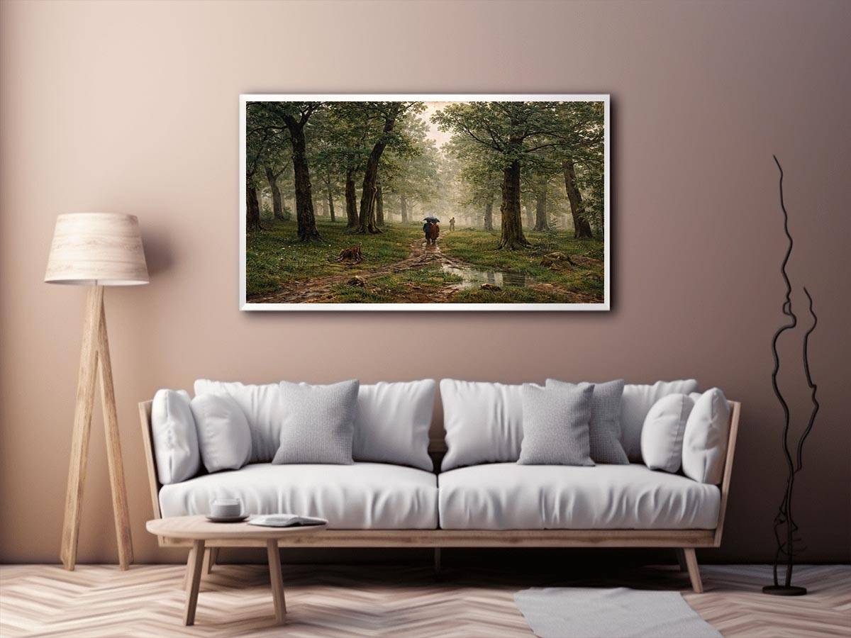 Rain in Oak Forest By Ivan Shishkin