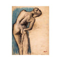 Bathing Nude Blue By Edgar Degas