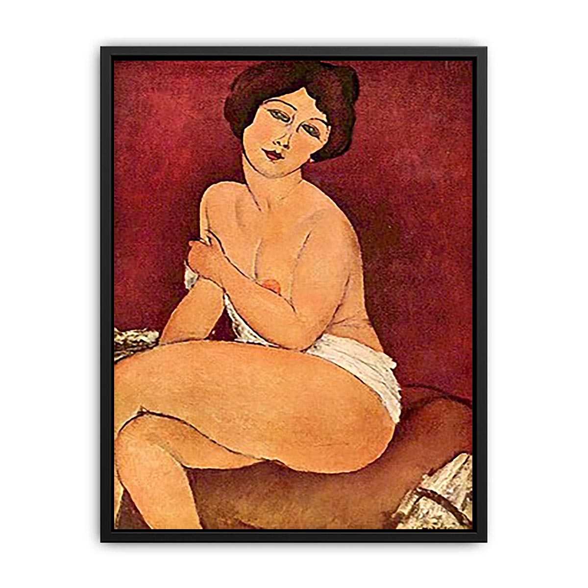 Sitting Nude By Modigliani