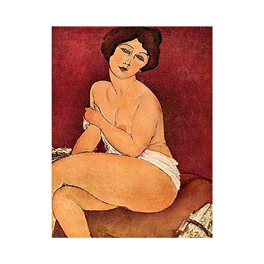 Sitting Nude By Modigliani